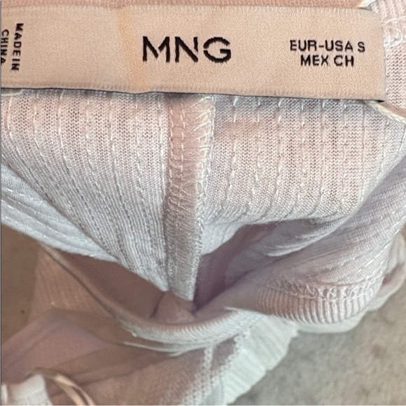 Mango White Ribbed Halter Tank - Picture 5 of 5